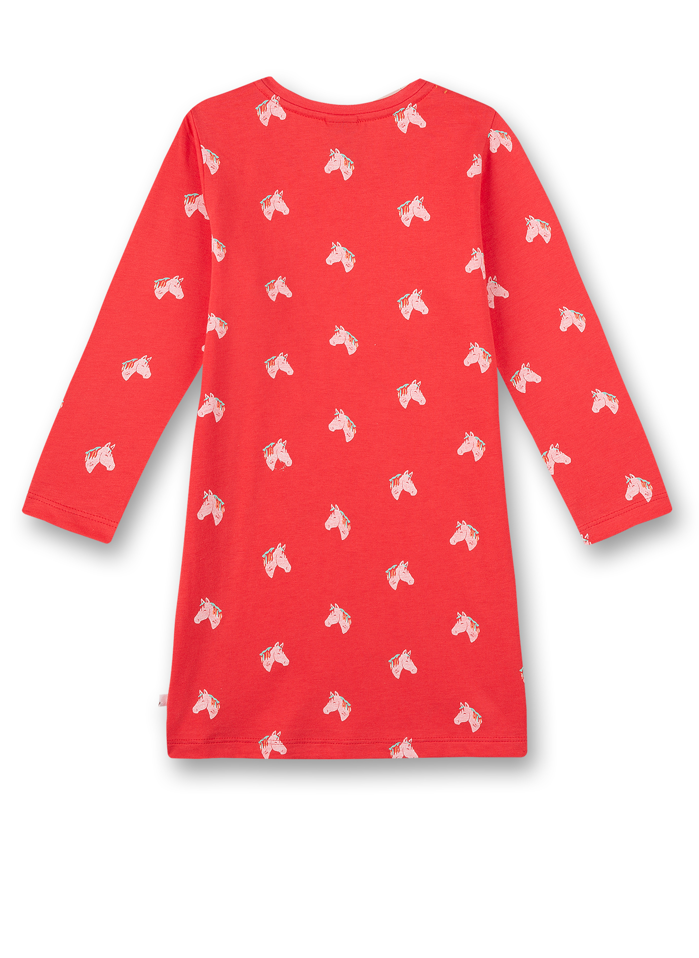 Mädchen-Nachthemd Rot Happy Horse