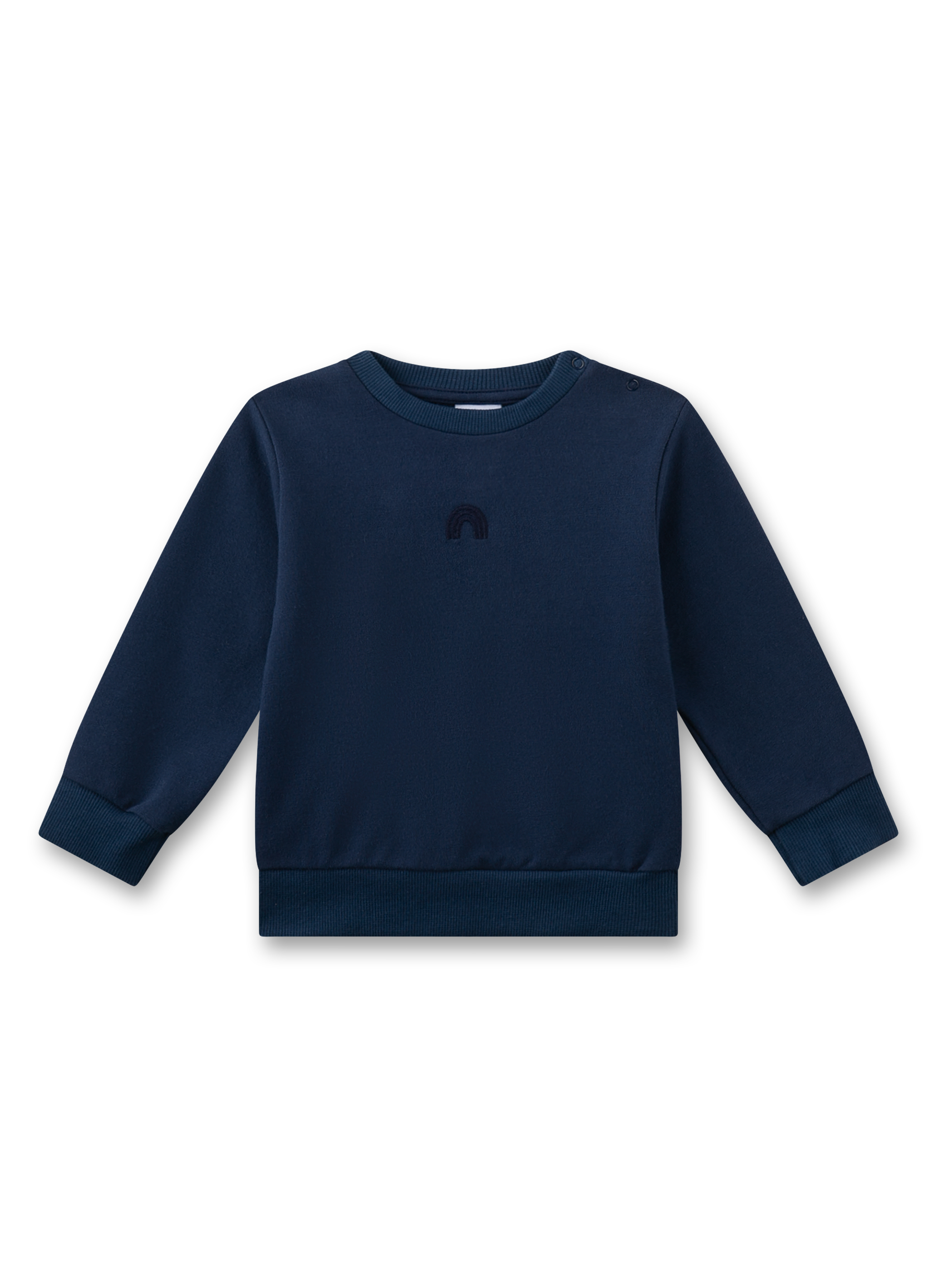 Baby-Sweatshirt blau Regenbogen