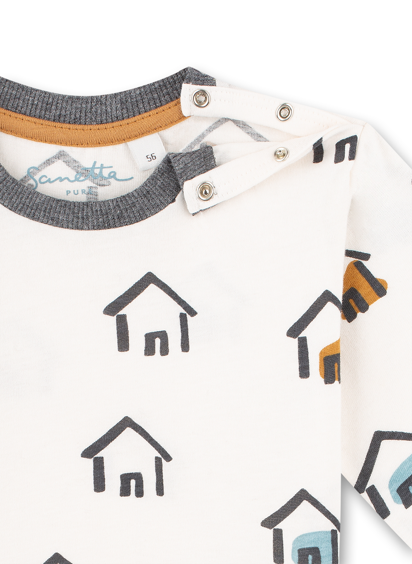 Jungen-Shirt langarm Weiß