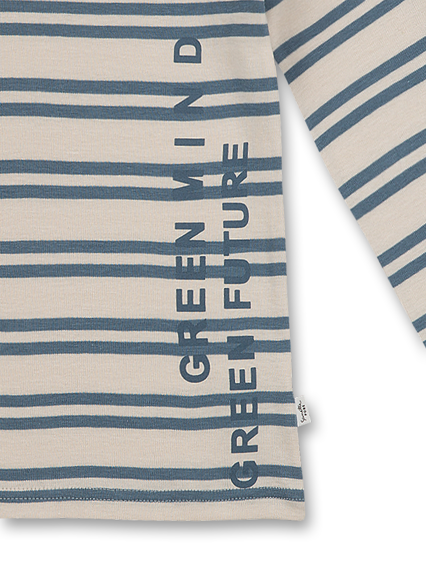 Jungen-Schlafanzug Blau Ringel