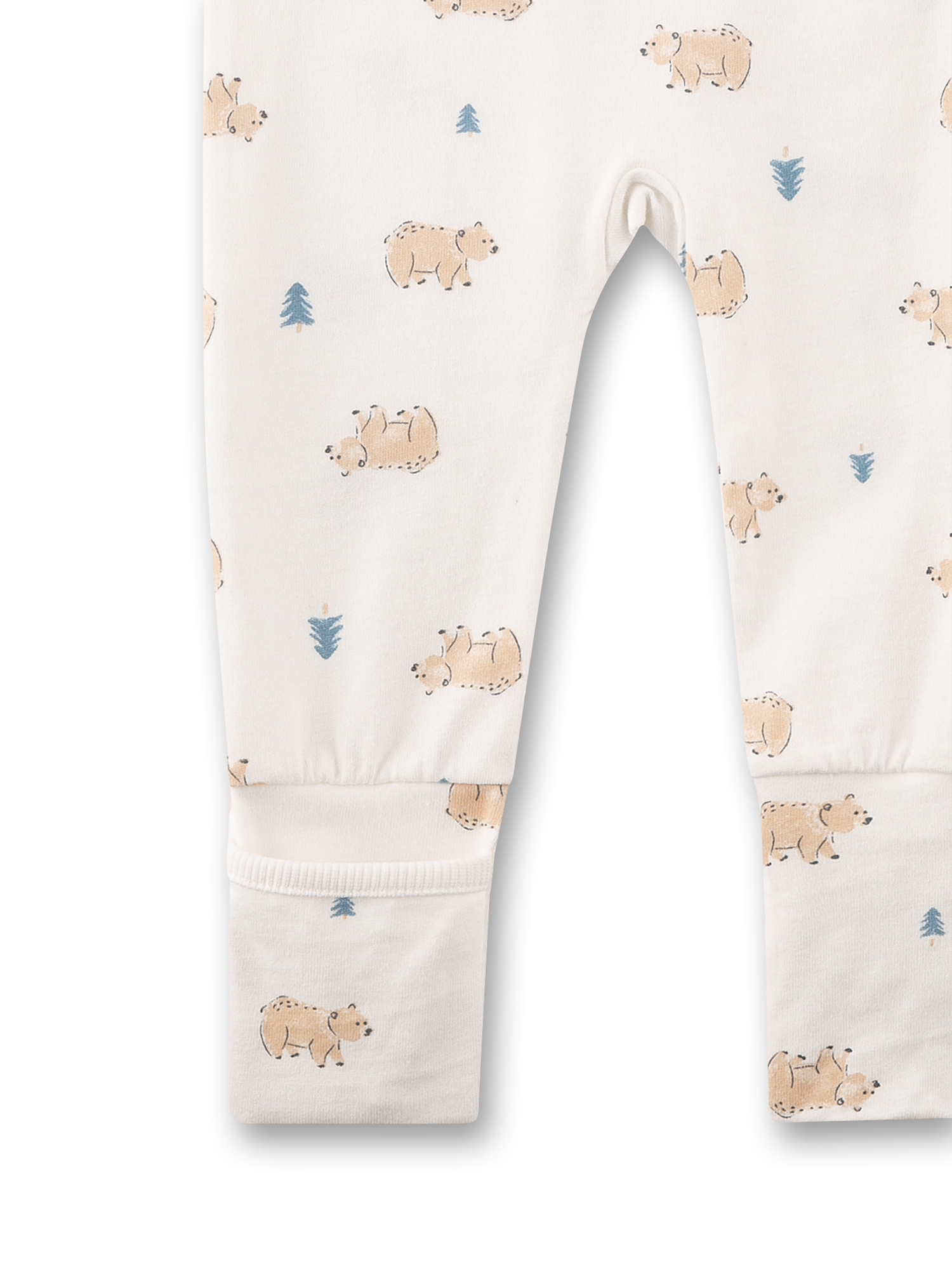 Hose, Kinder, Wildtier-Print, Beige, Wolkenlose Muster