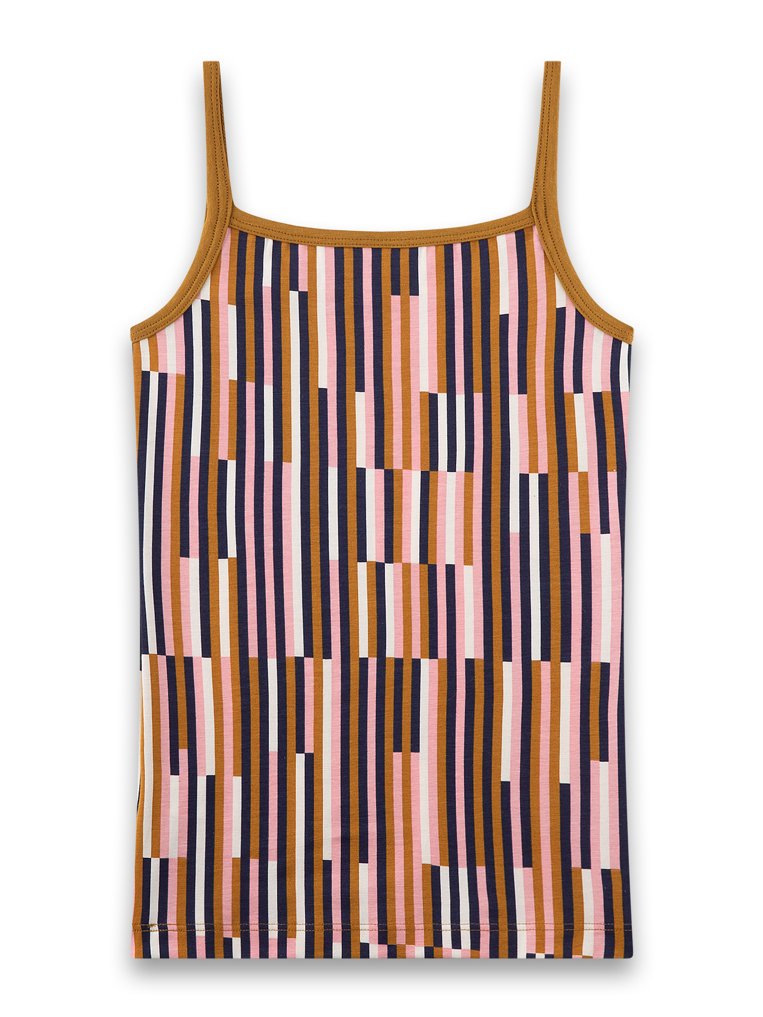 Trägertop, Streifen, Muster, Paprika-Farbton, Sommerkleidungsstück