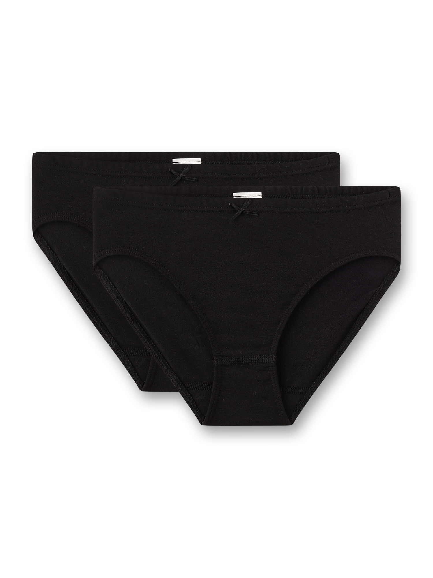 Unterwäsche, Bikini-Slip, Schwarz, Höschen, 2er-Set