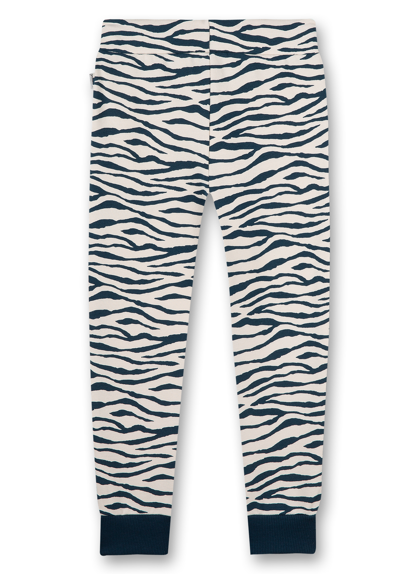 Mädchen-Sweathose Blau Crazy Zebra