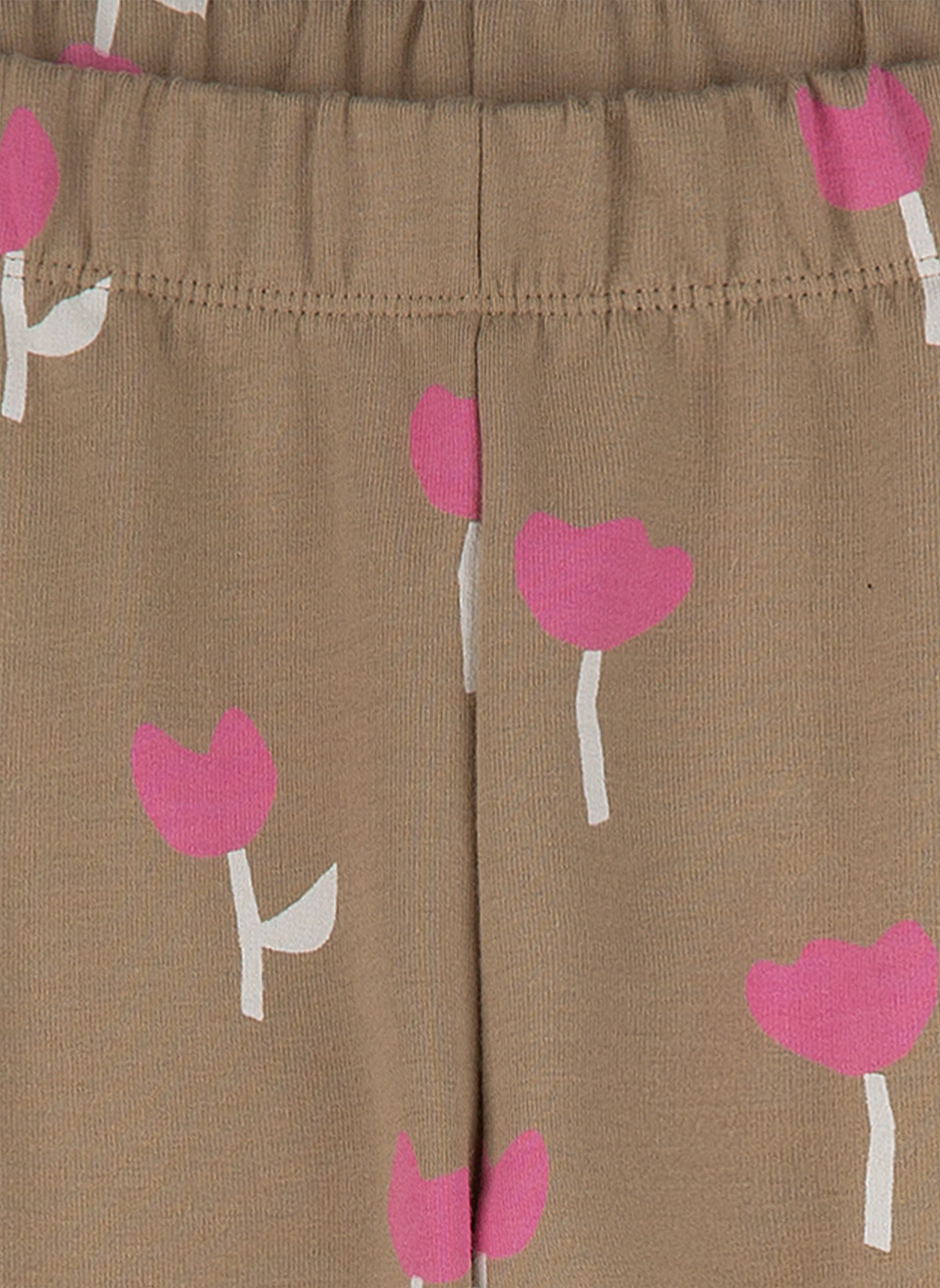 Mädchen-Sweathose Beige Flower