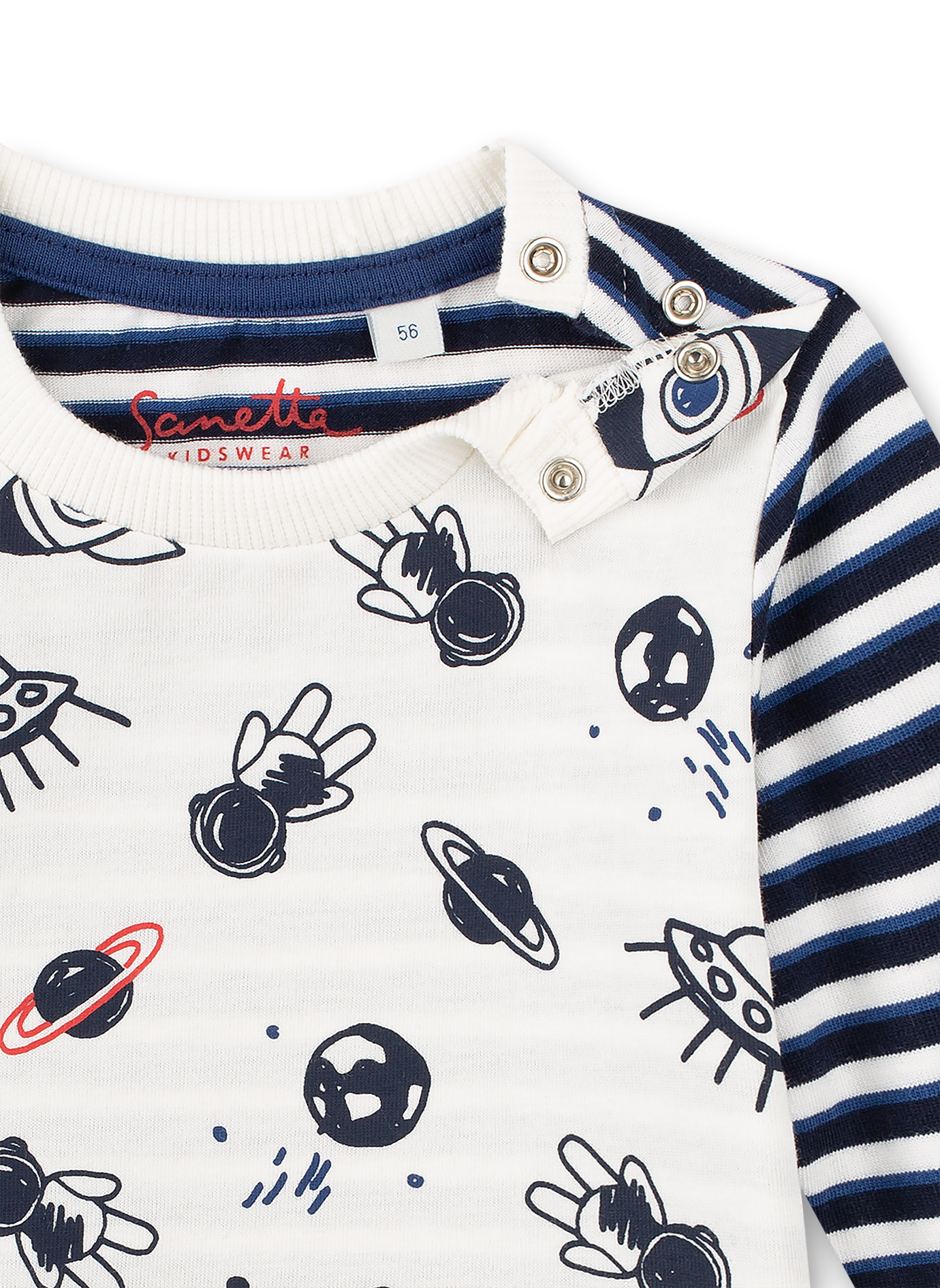 Jungen-Shirt langarm Off-White Inter Galactic