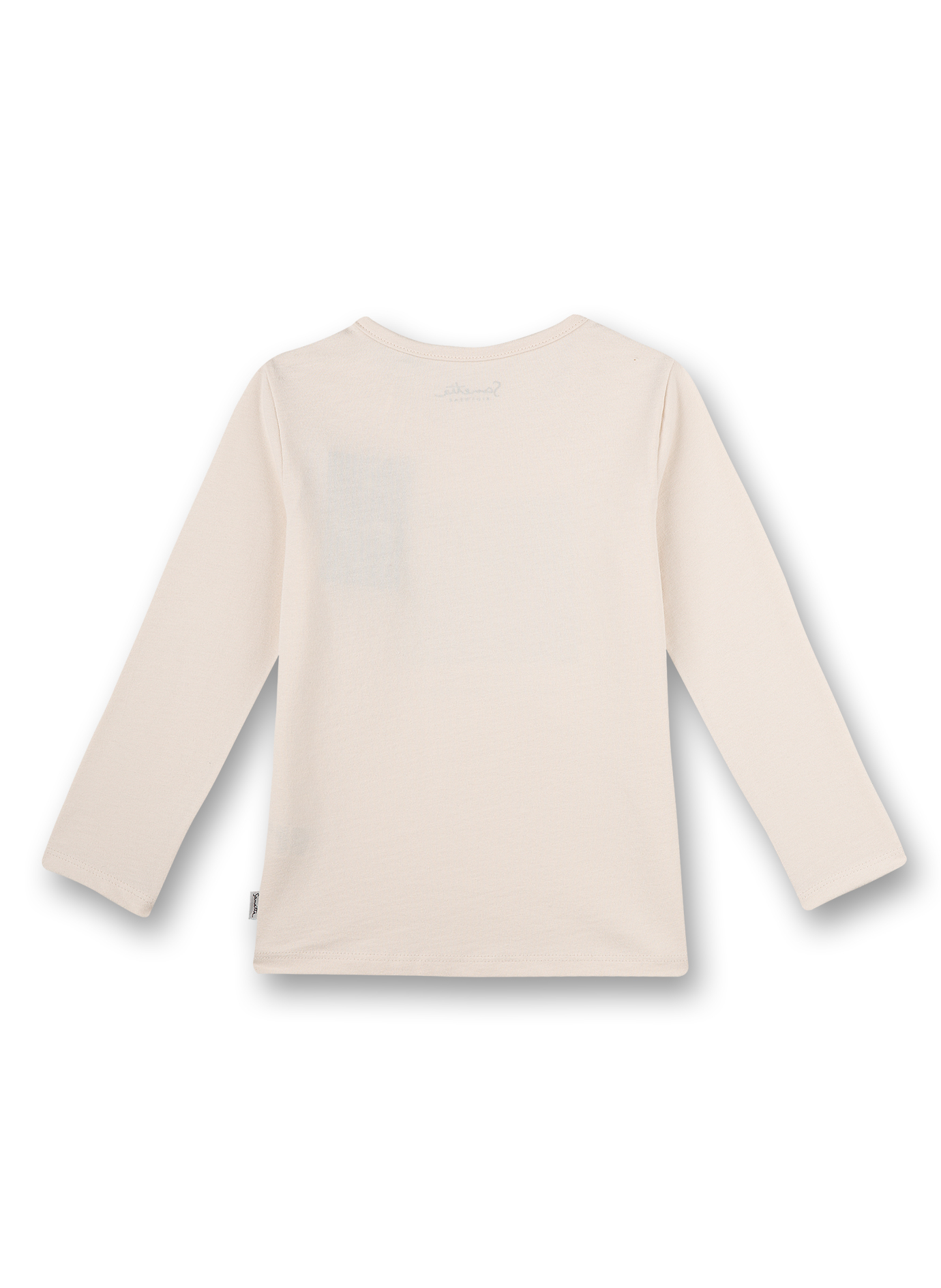 Mädchen-Shirt langarm Beige Sweat Fruits