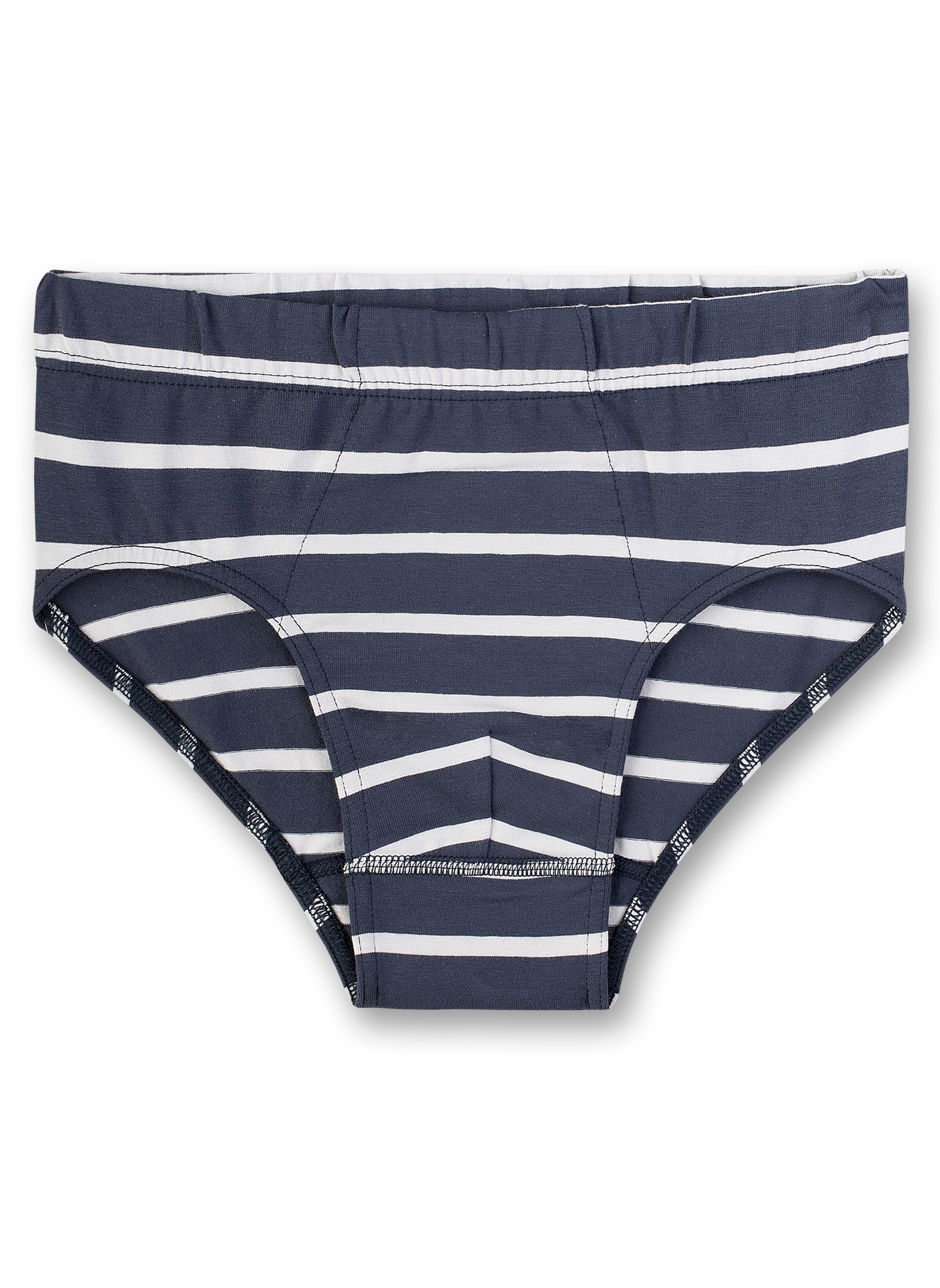 Jungen-Slip Dunkelblau-geringelt Urban Summer