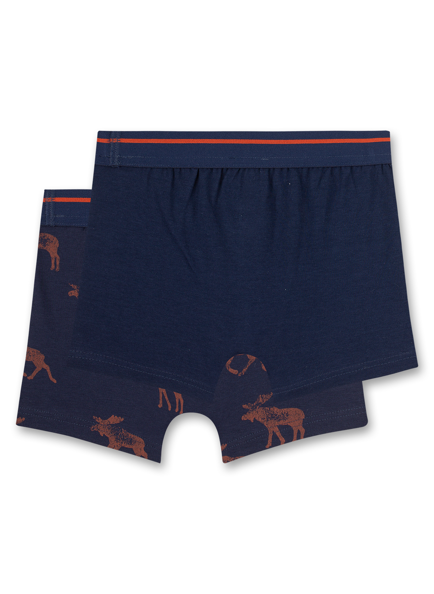 Jungen-Hipshorts (Doppelpack) Dunkelblau