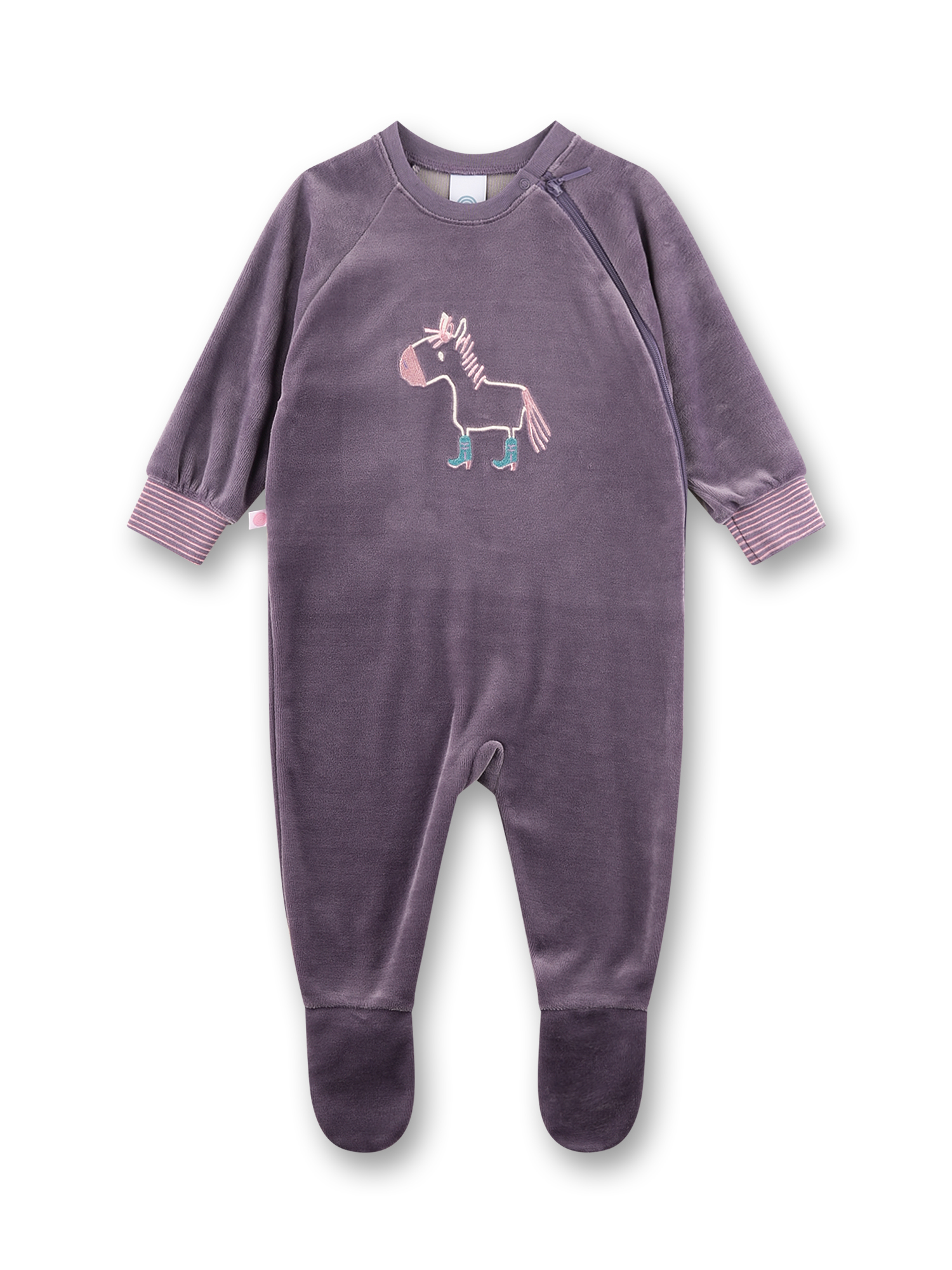 Mädchen-Overall aus Nicki lila Esel