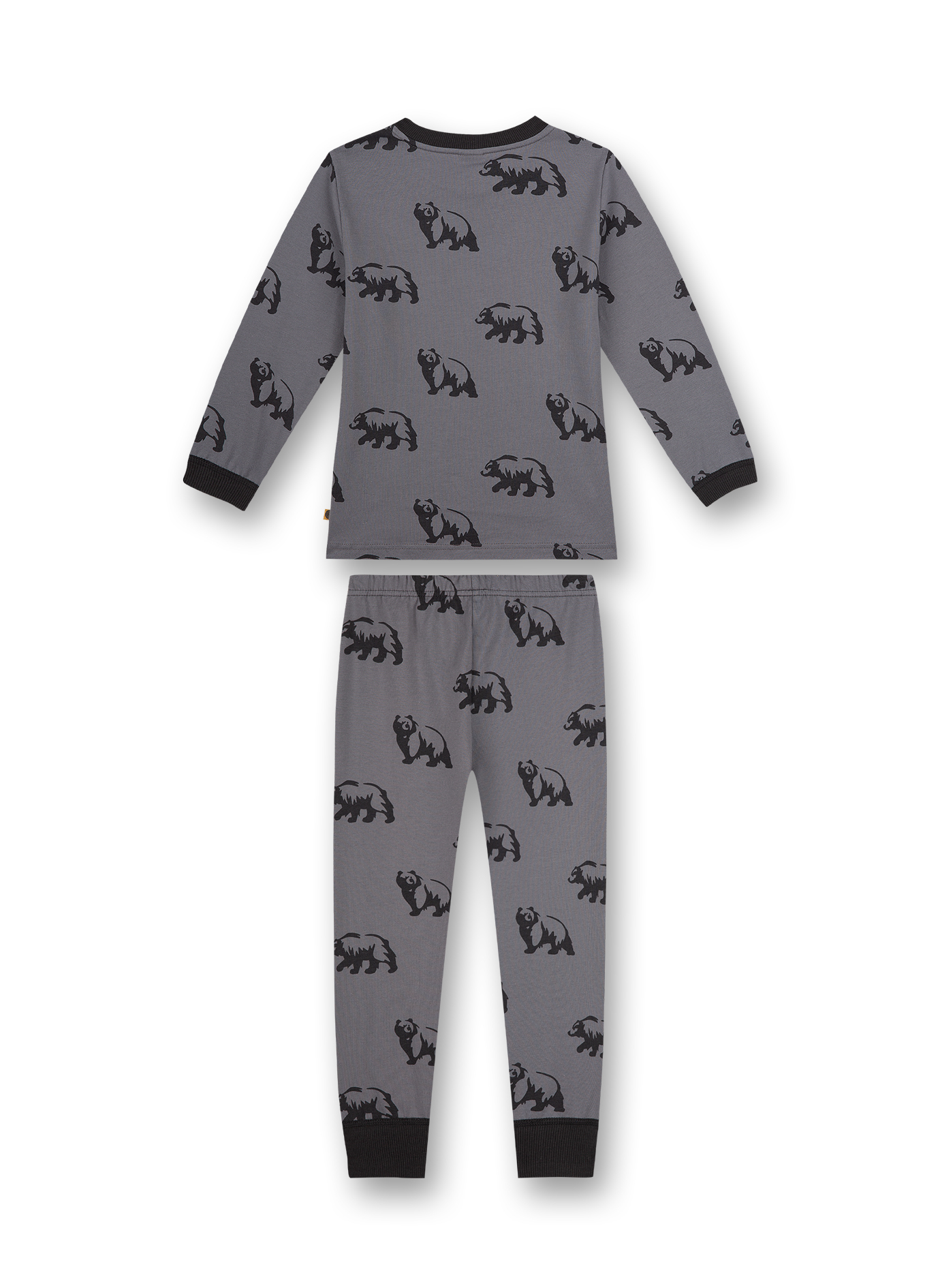 Jungen-Schlafanzug Grau Bear
