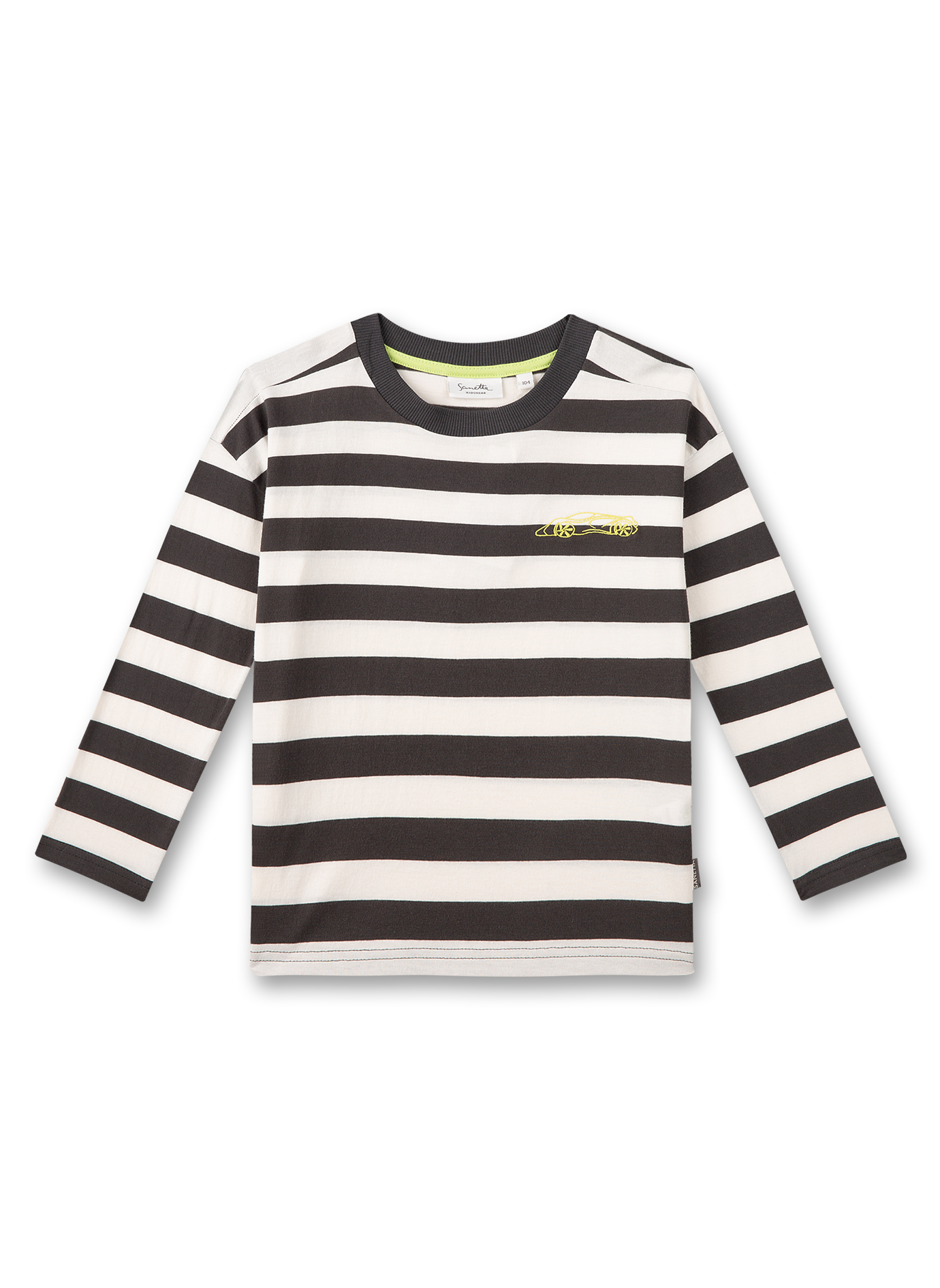 Jungen-Langarmshirt Dunkelgrün