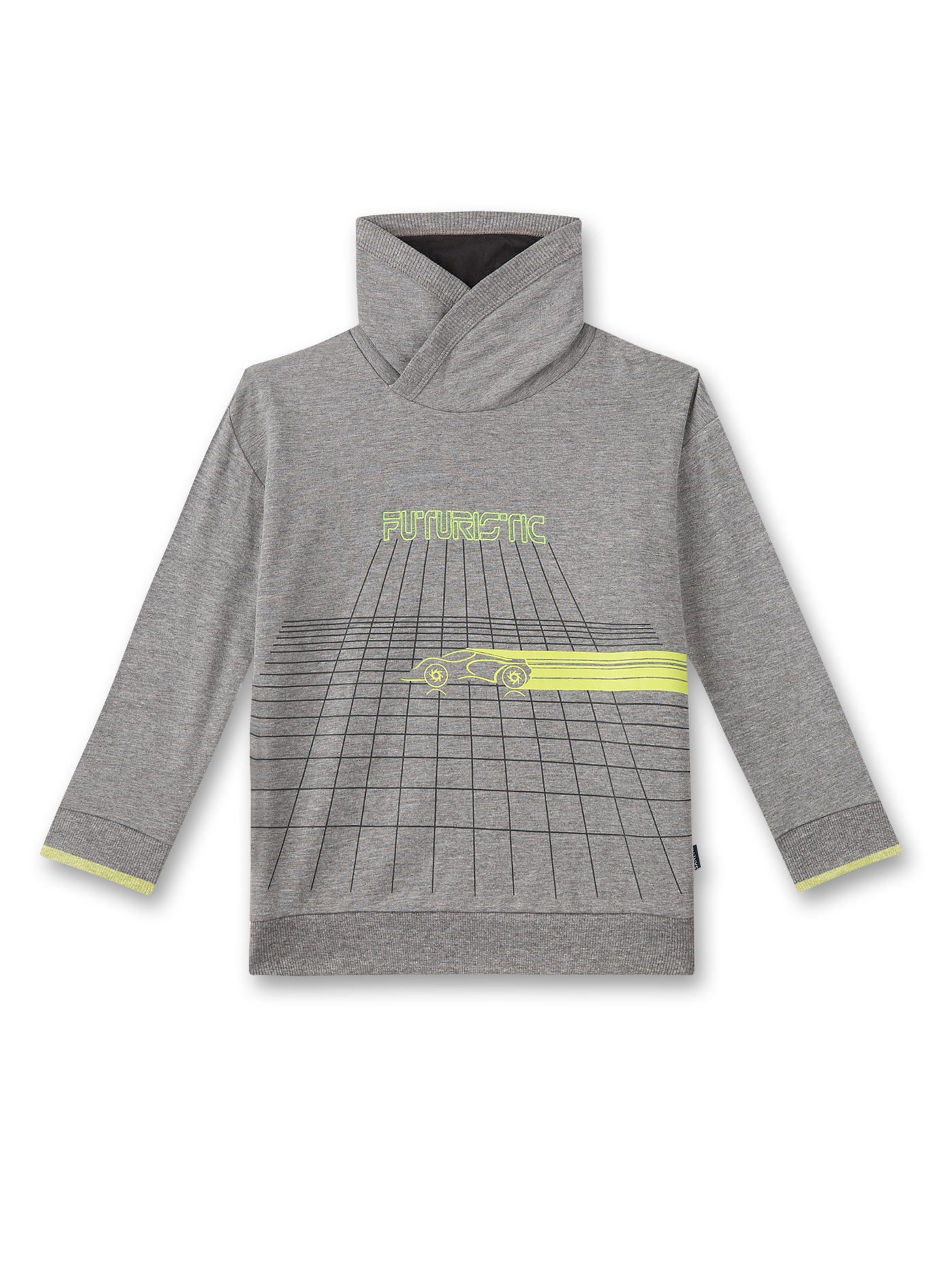 Jungen-Sweatshirt Graumelange