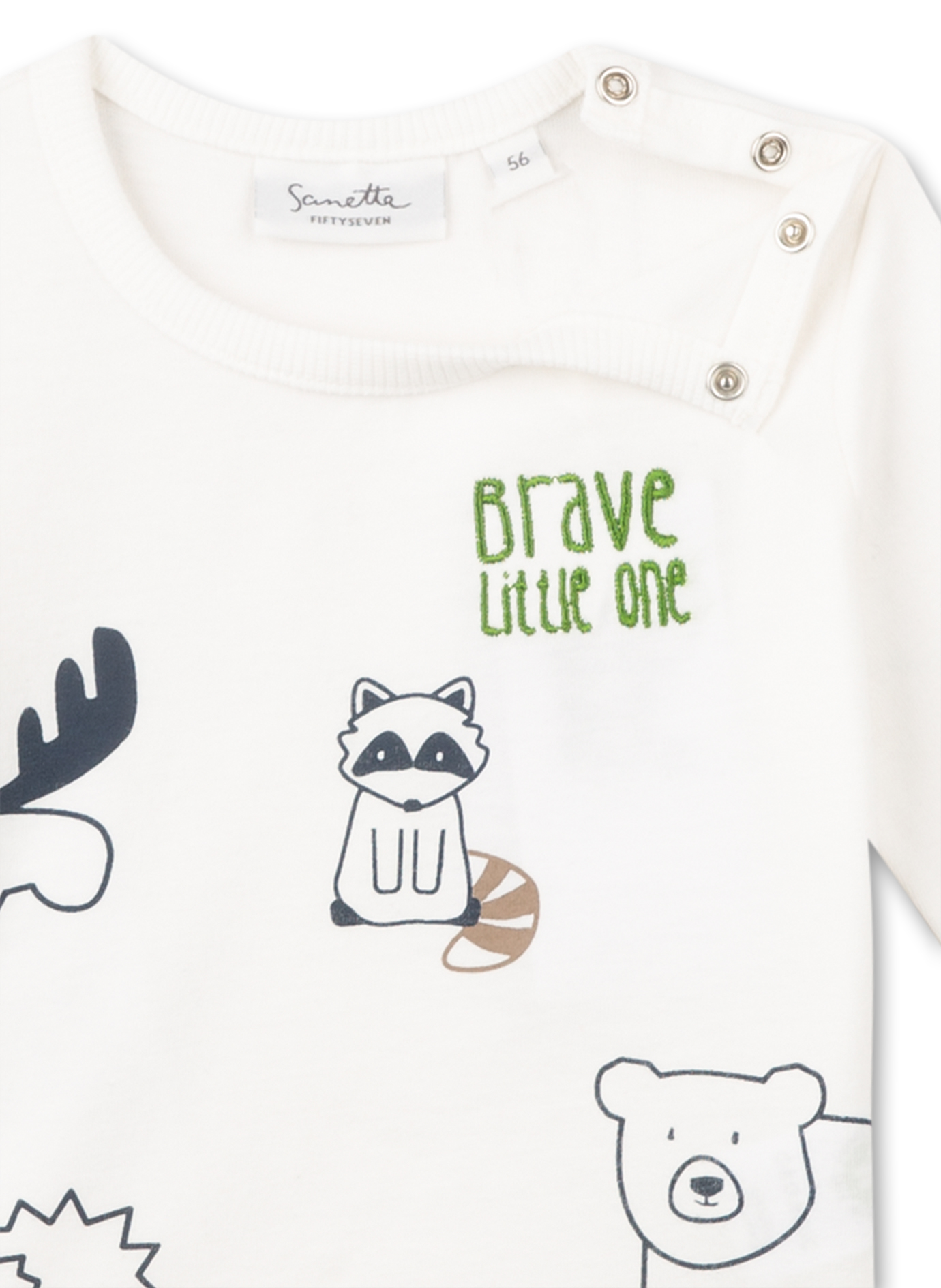 Jungen-Shirt langarm Off-White