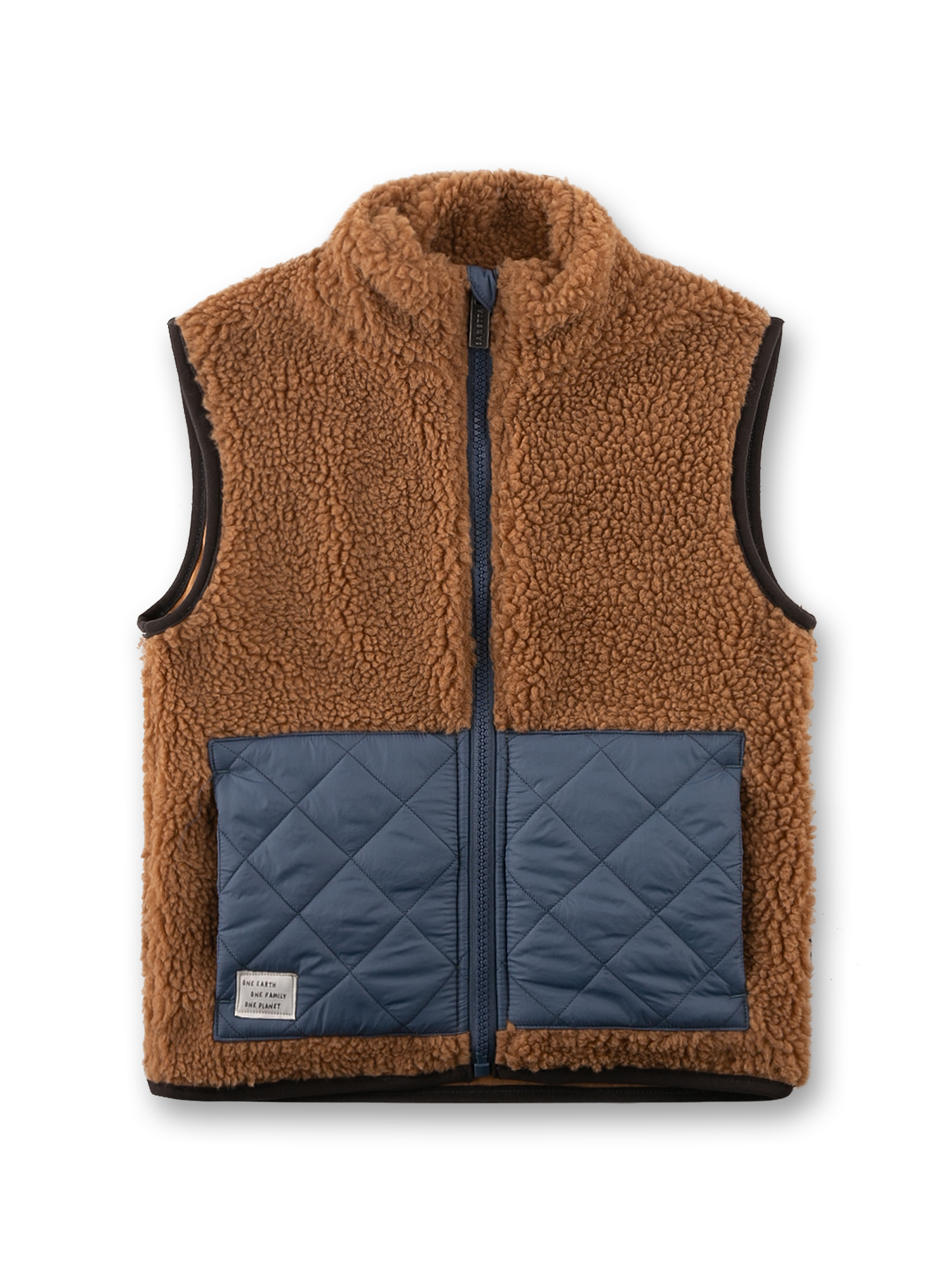 Jungen-Weste braun