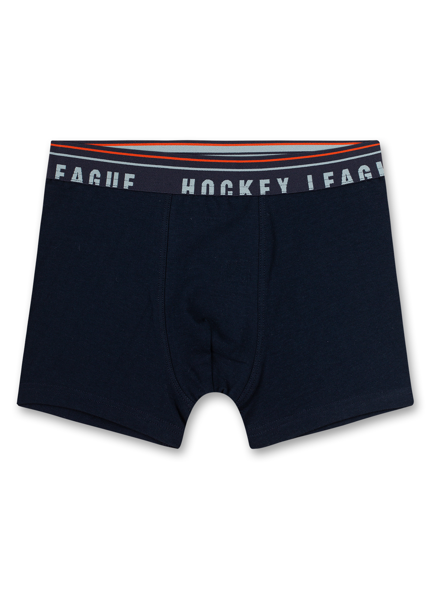 Jungen-Hipshorts Dunkelblau Hockey League
