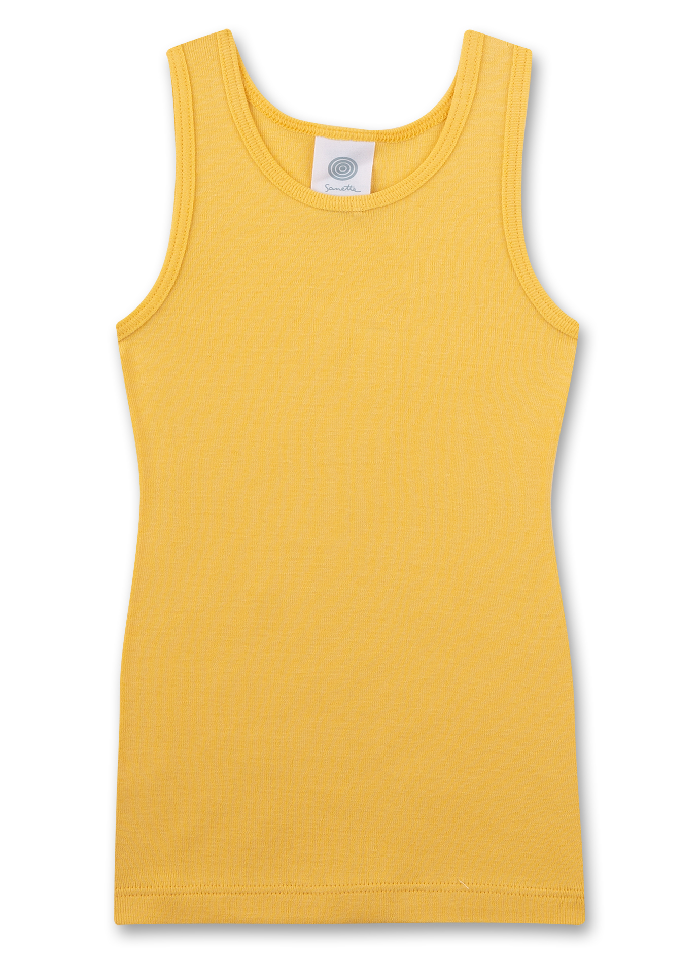 Mädchen-Unterhemd (Doppelpack) Beige und Gelb