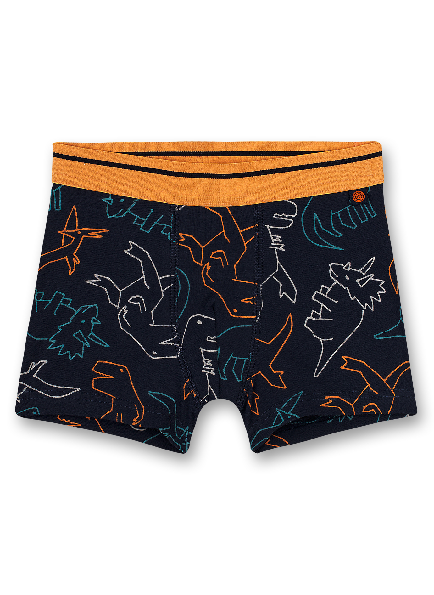 Jungen-Hipshorts Blau Dino