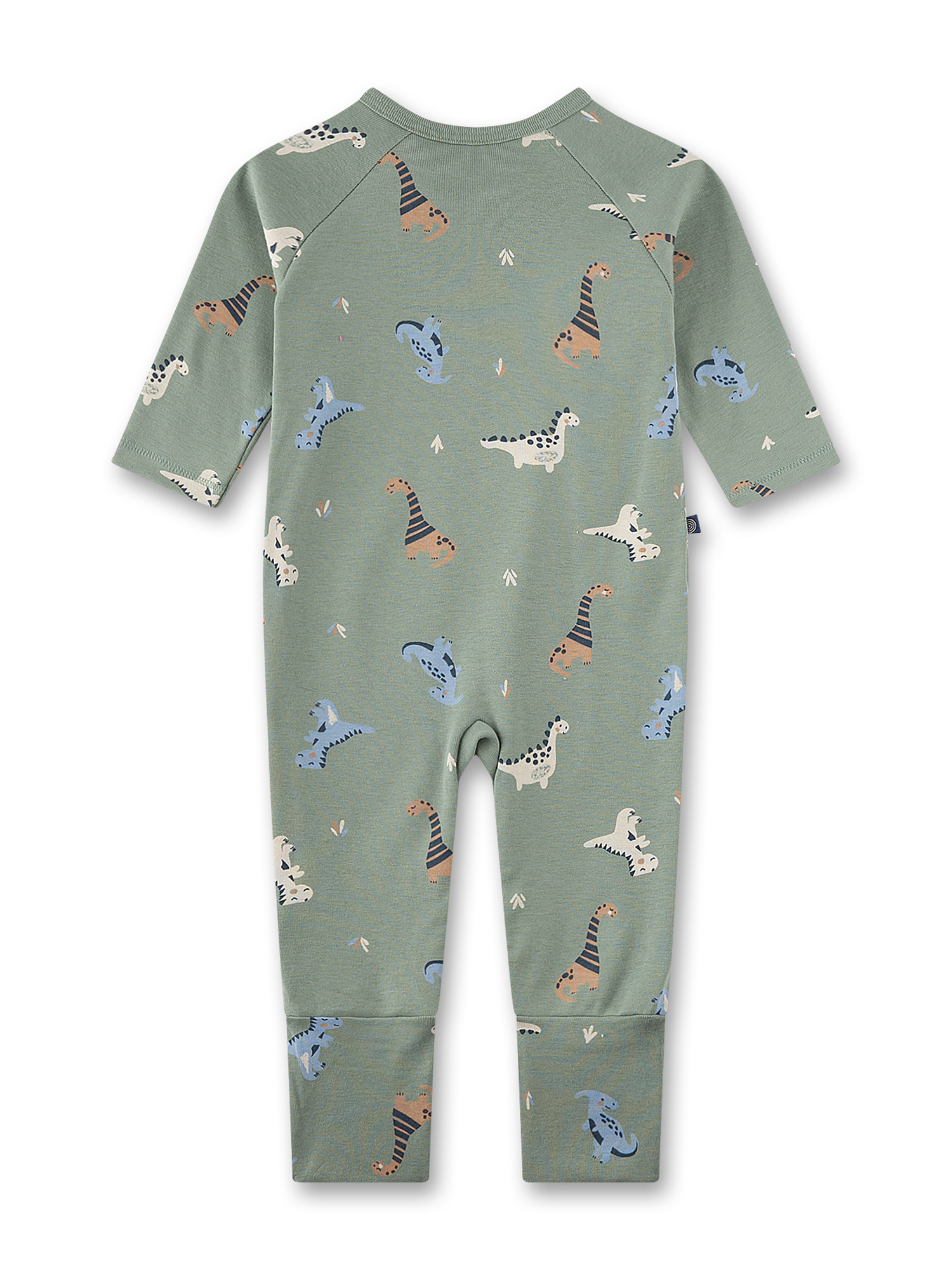 Kinder Overall, Dinosaurier Muster, Langarm, Grün, Sweatstoff