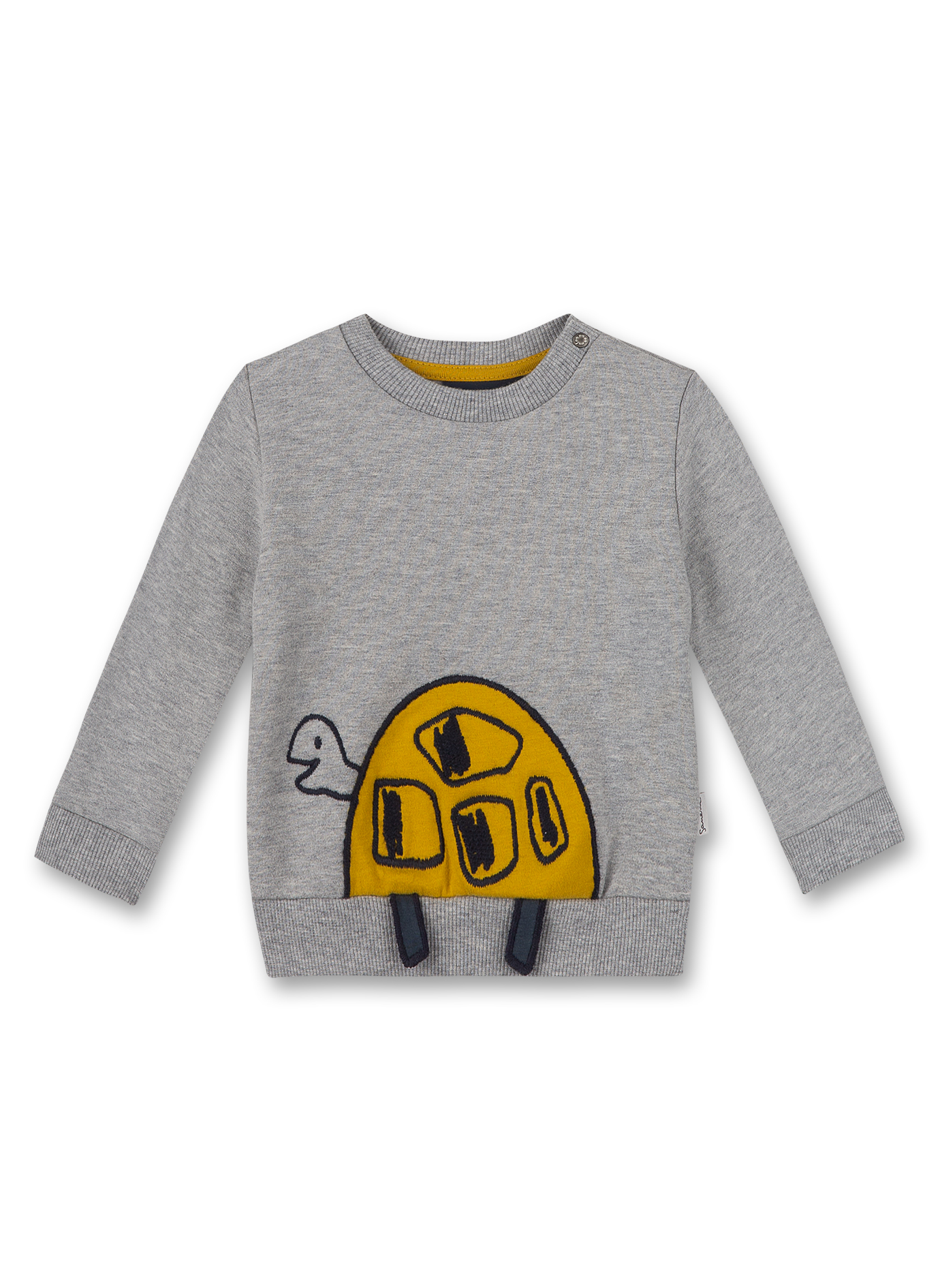 Jungen-Sweatshirt Graumelange Turtle