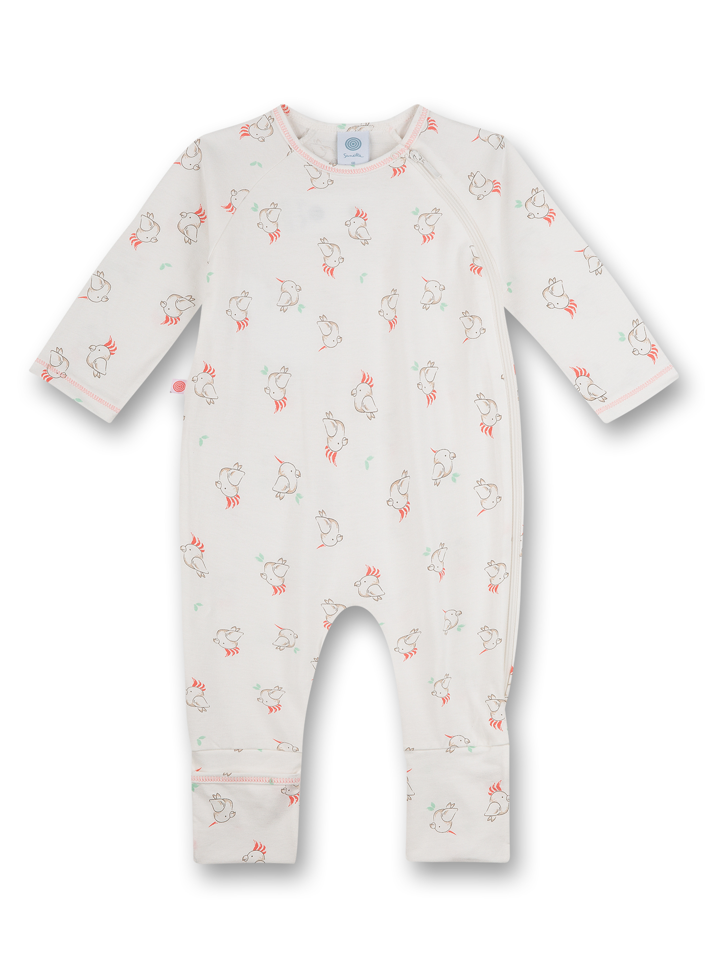 Sanetta Mädchen-Overall Off-White Cockatoo