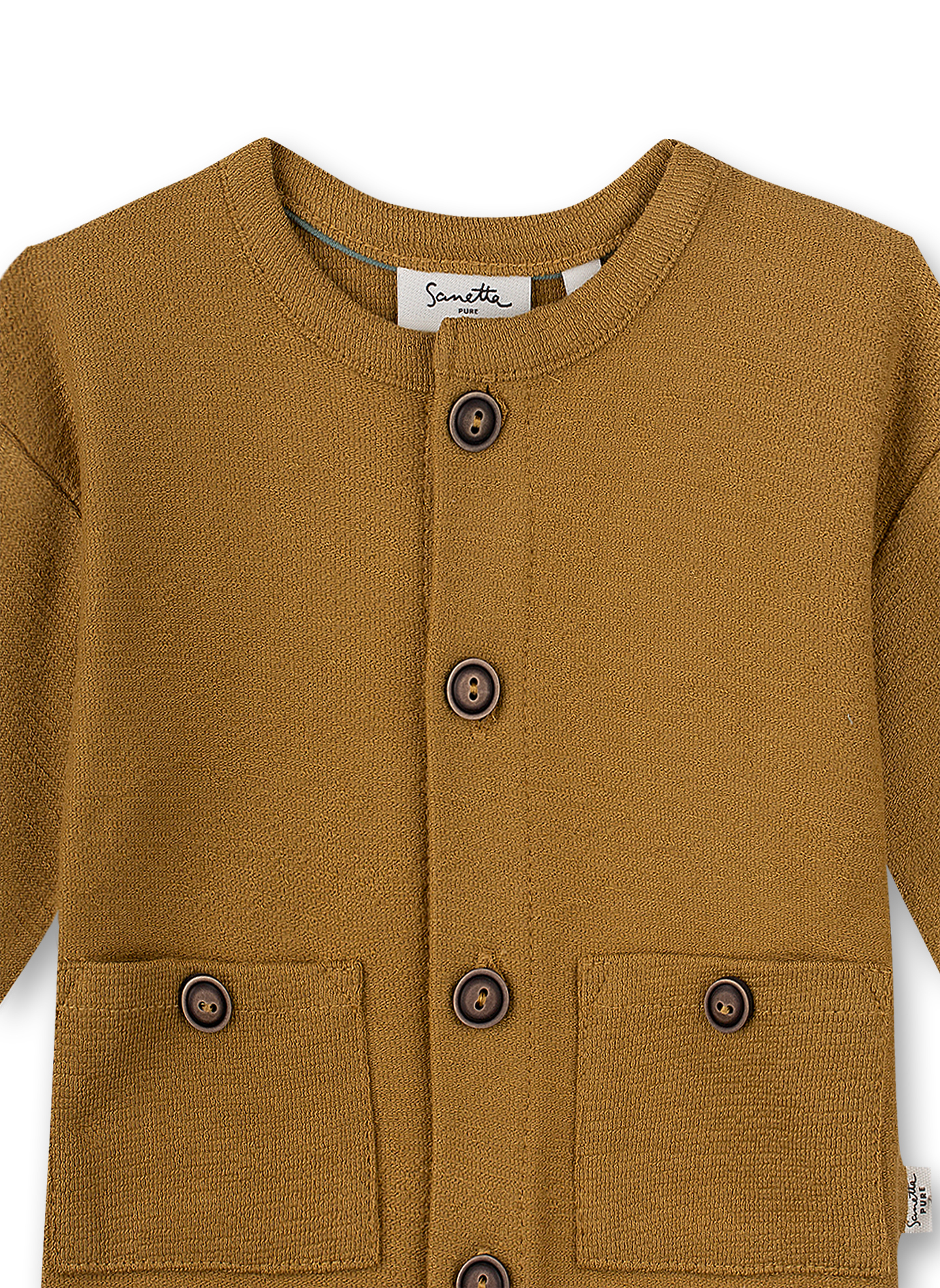 Unisex-Sweatjacke Gelb
