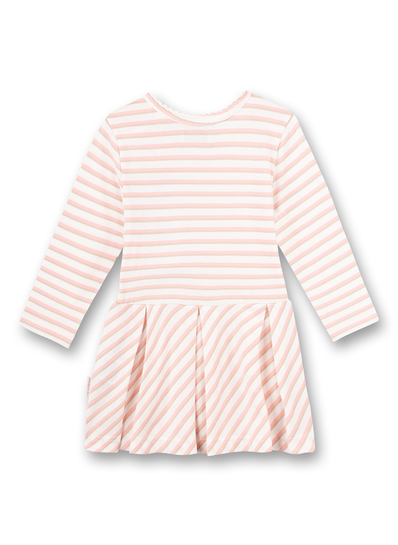 Mädchen-Kleid Off-White Ringel Honey Bee