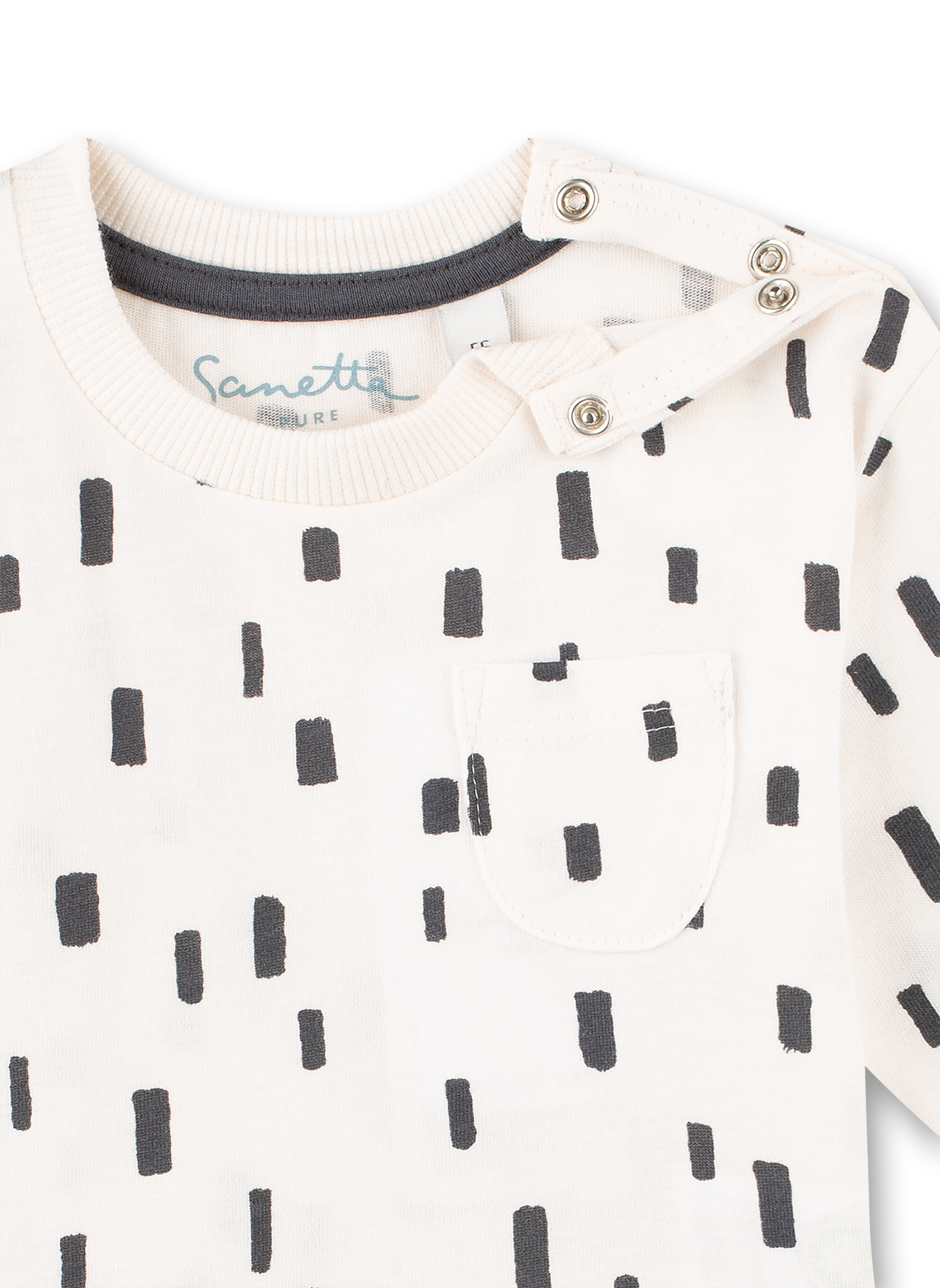 Jungen-Shirt langarm Weiß