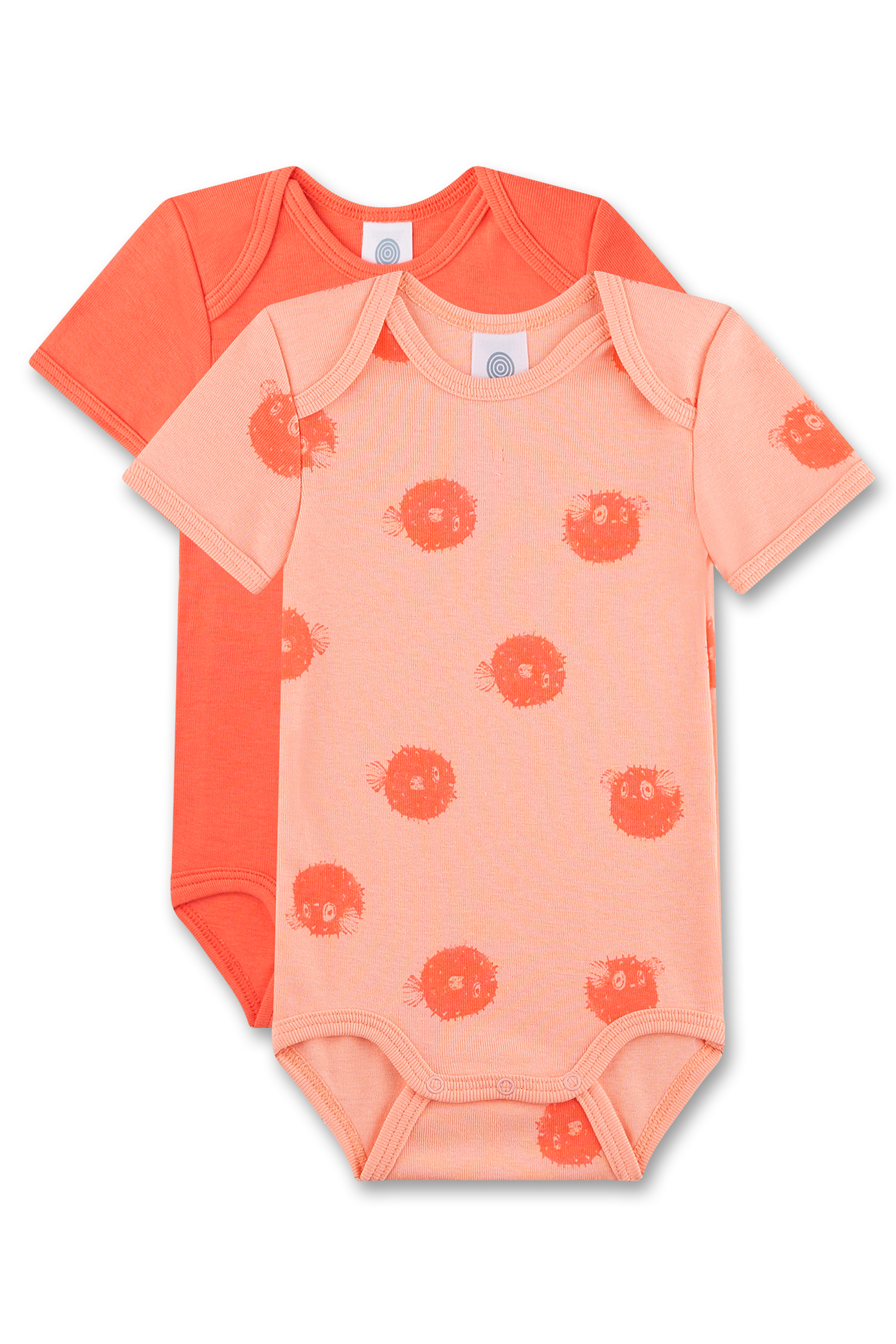 Body kurzarm (Doppelpack) orange