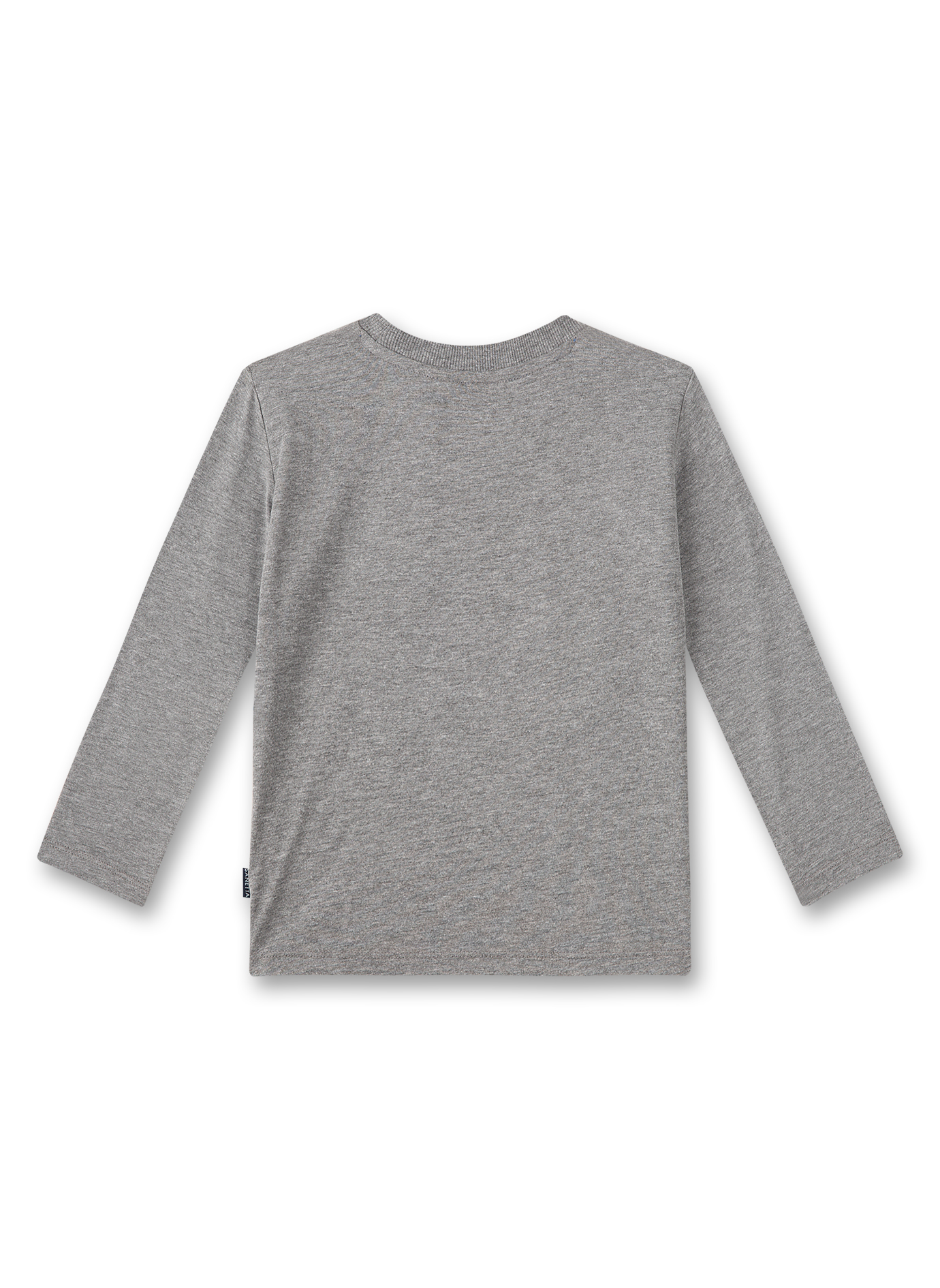 Jungen-Shirt langarm Graumelange