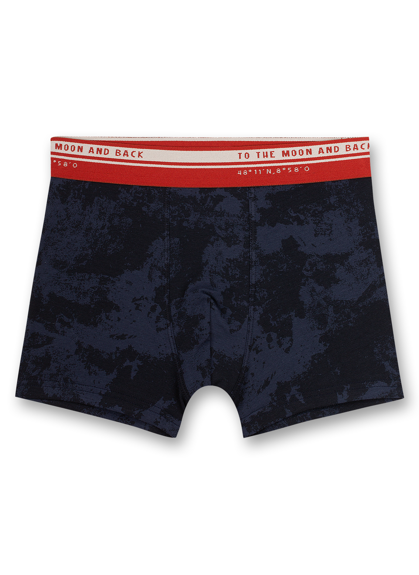 Jungen-Hipshorts Dunkelblau To the Moon