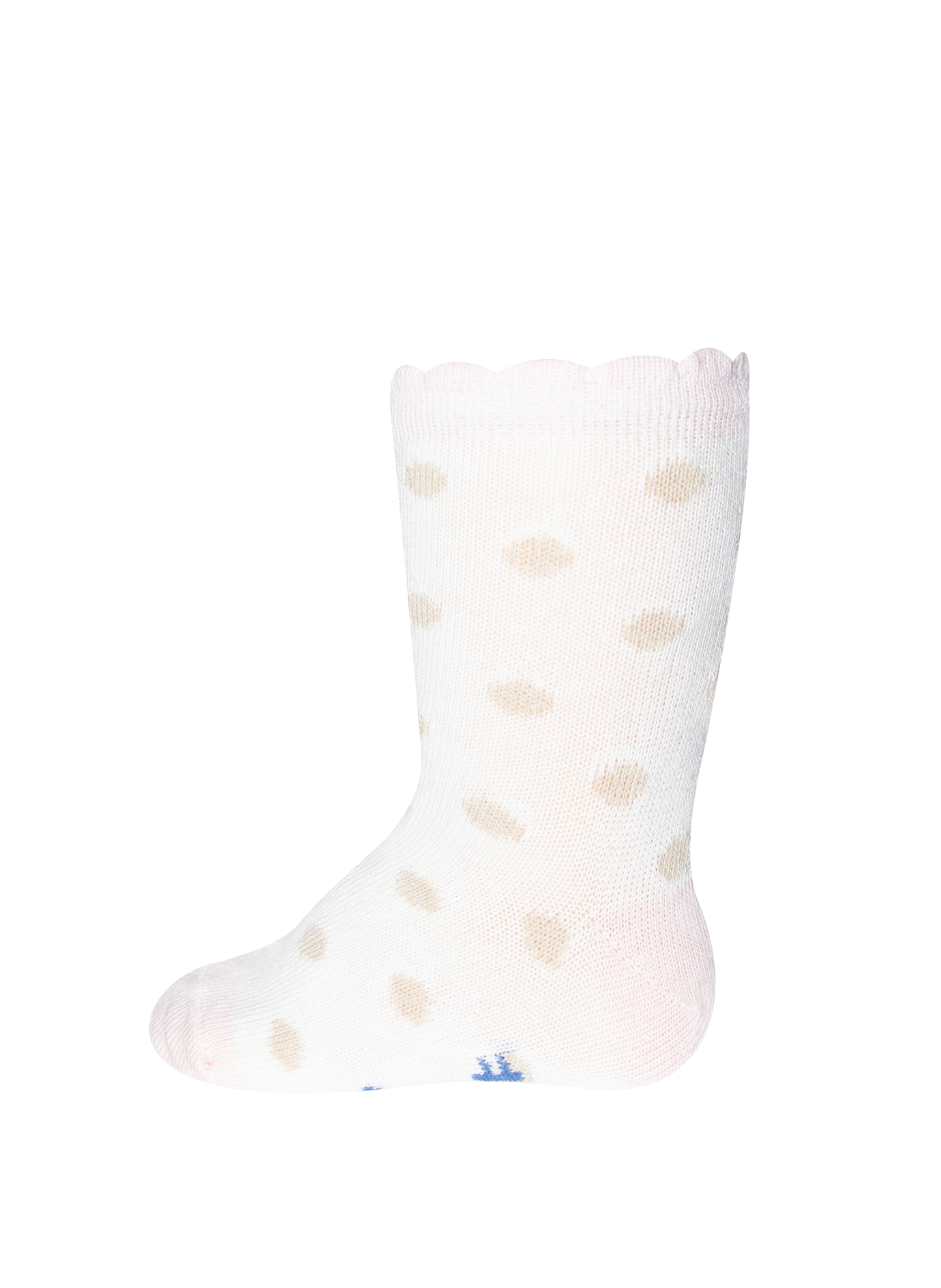 Mädchen-Socken (Doppelpack) Dots und Ringel
