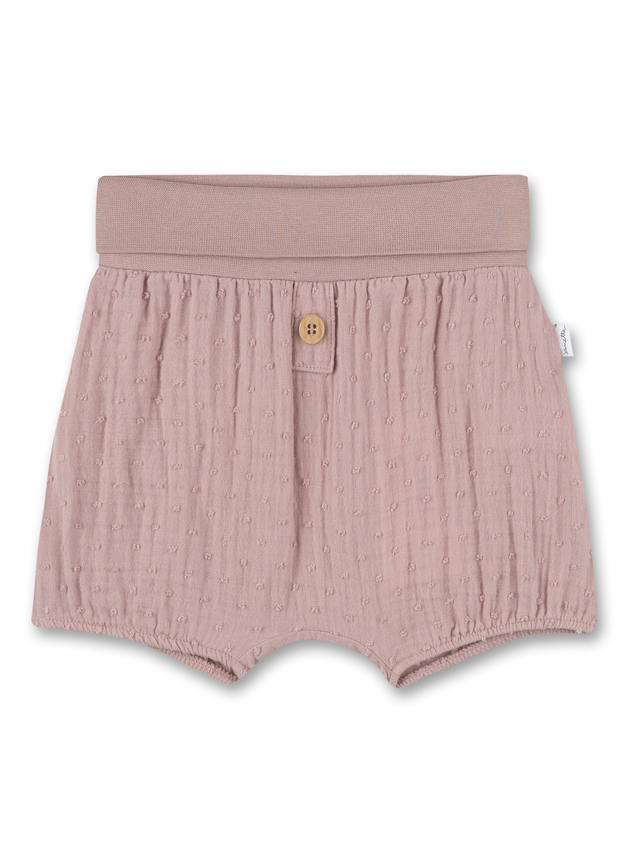 Mädchen-Shorts Musselin Rosa