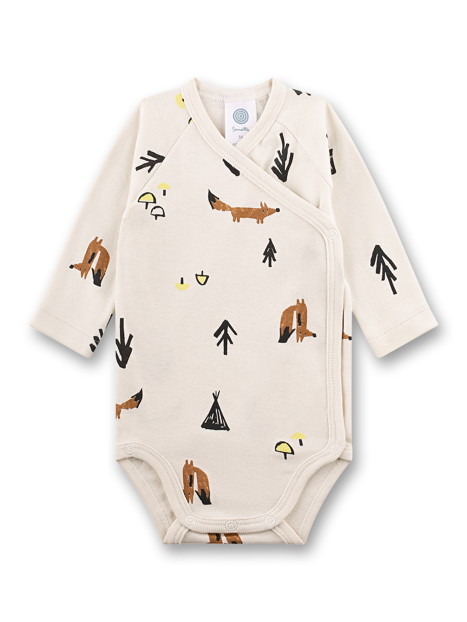 Baby-Wickelbody beige Fuchs