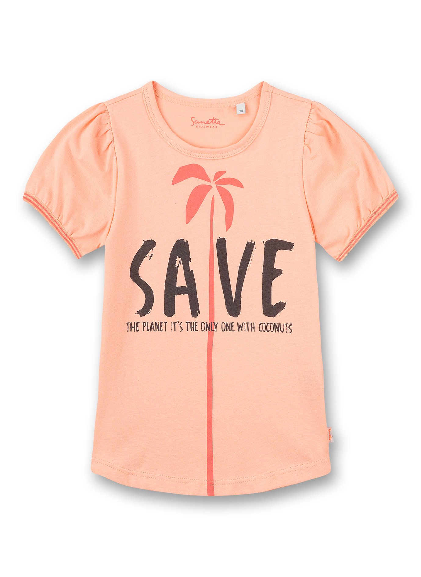 Mädchen T-Shirt Rosa Tropical