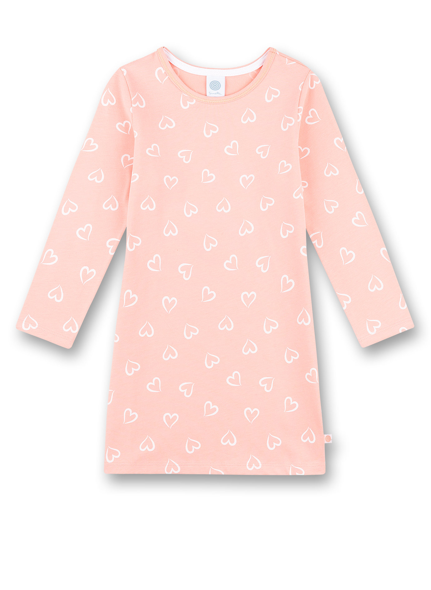 Mädchen-Nachthemd Rosa Owls and Hearts
