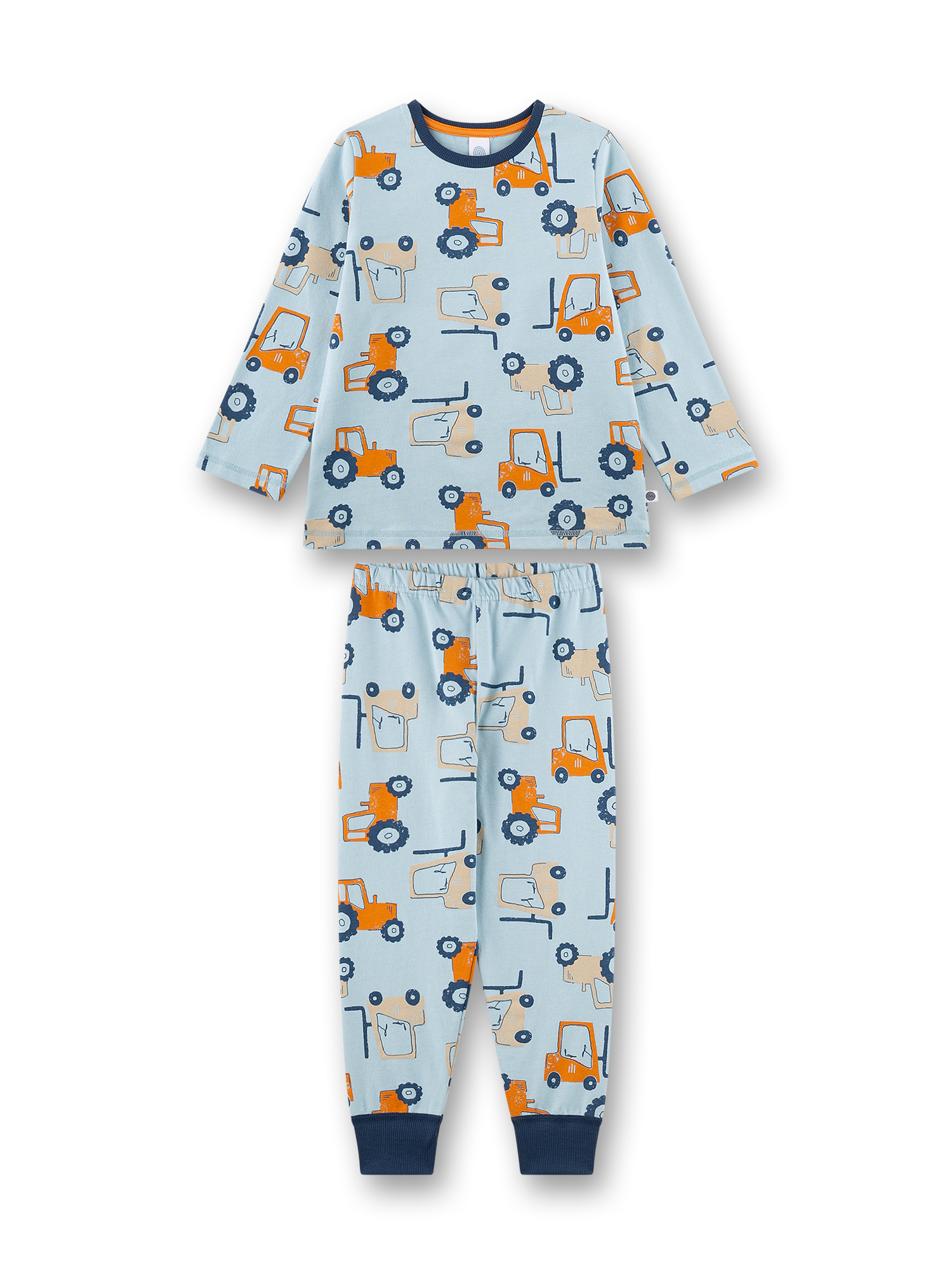 Jungen-Schlfanzug blau Traktor