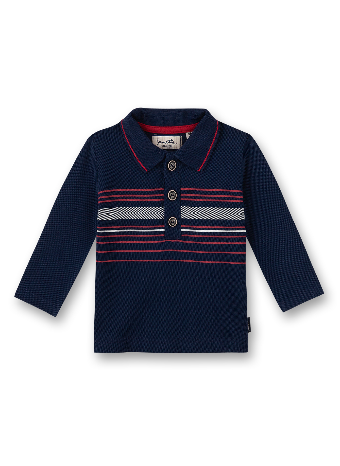 Jungen-Poloshirt langarm Vintage Cars