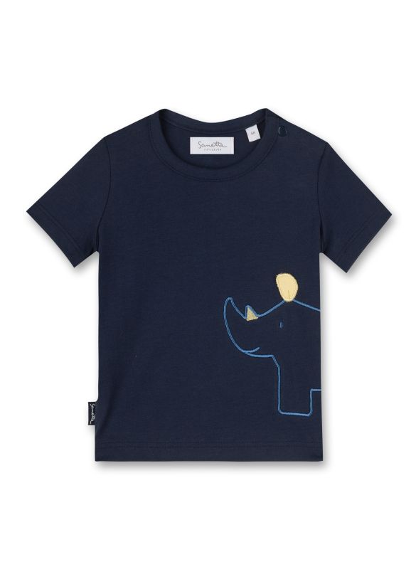 Sanetta Baby Jungen T-Shirt - Bio Baumwolle Mit Krabbenmotiv