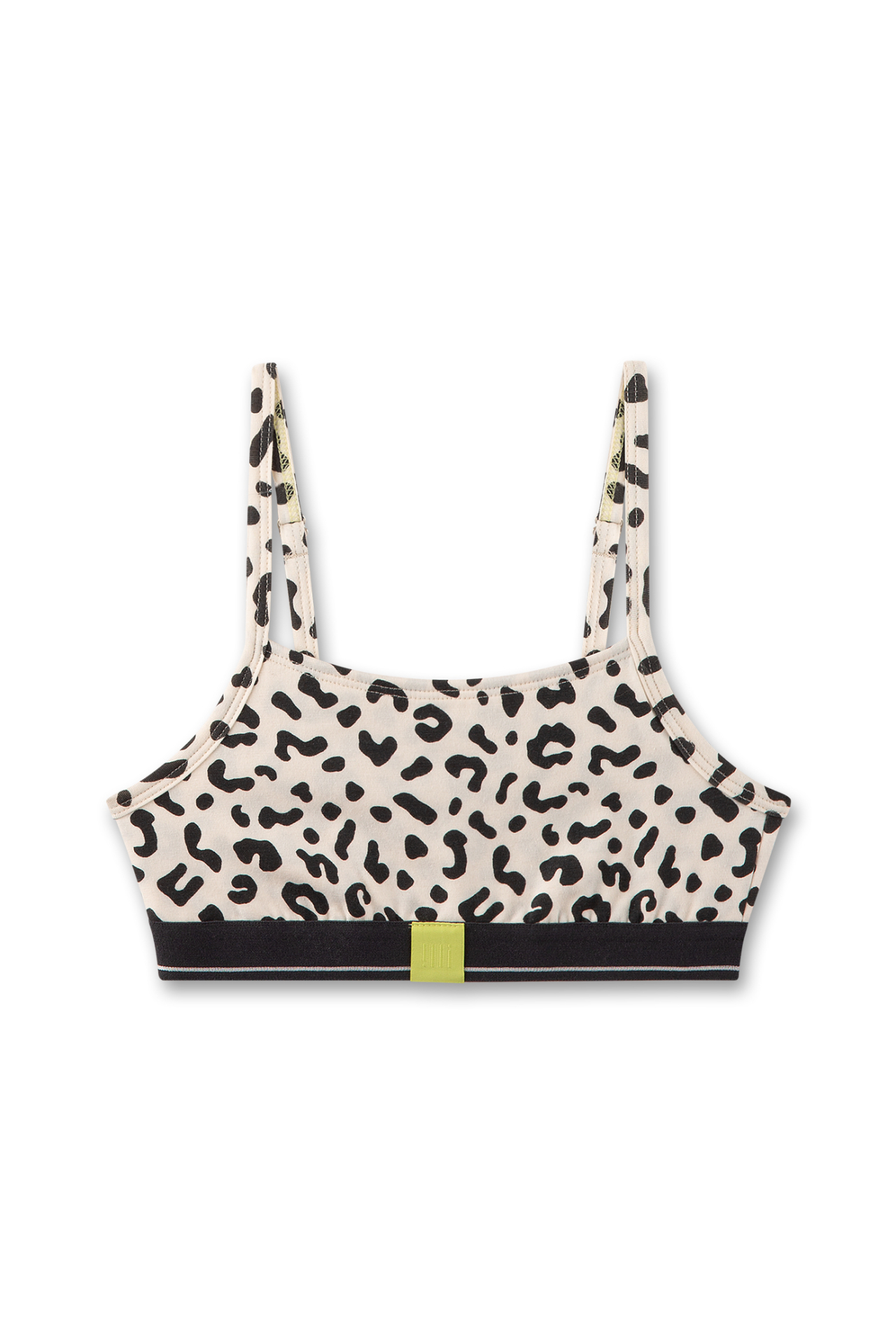 Sanetta Mädchen Bustier – Grauer Sport-BH Aus Baumwolle, Super Bequem